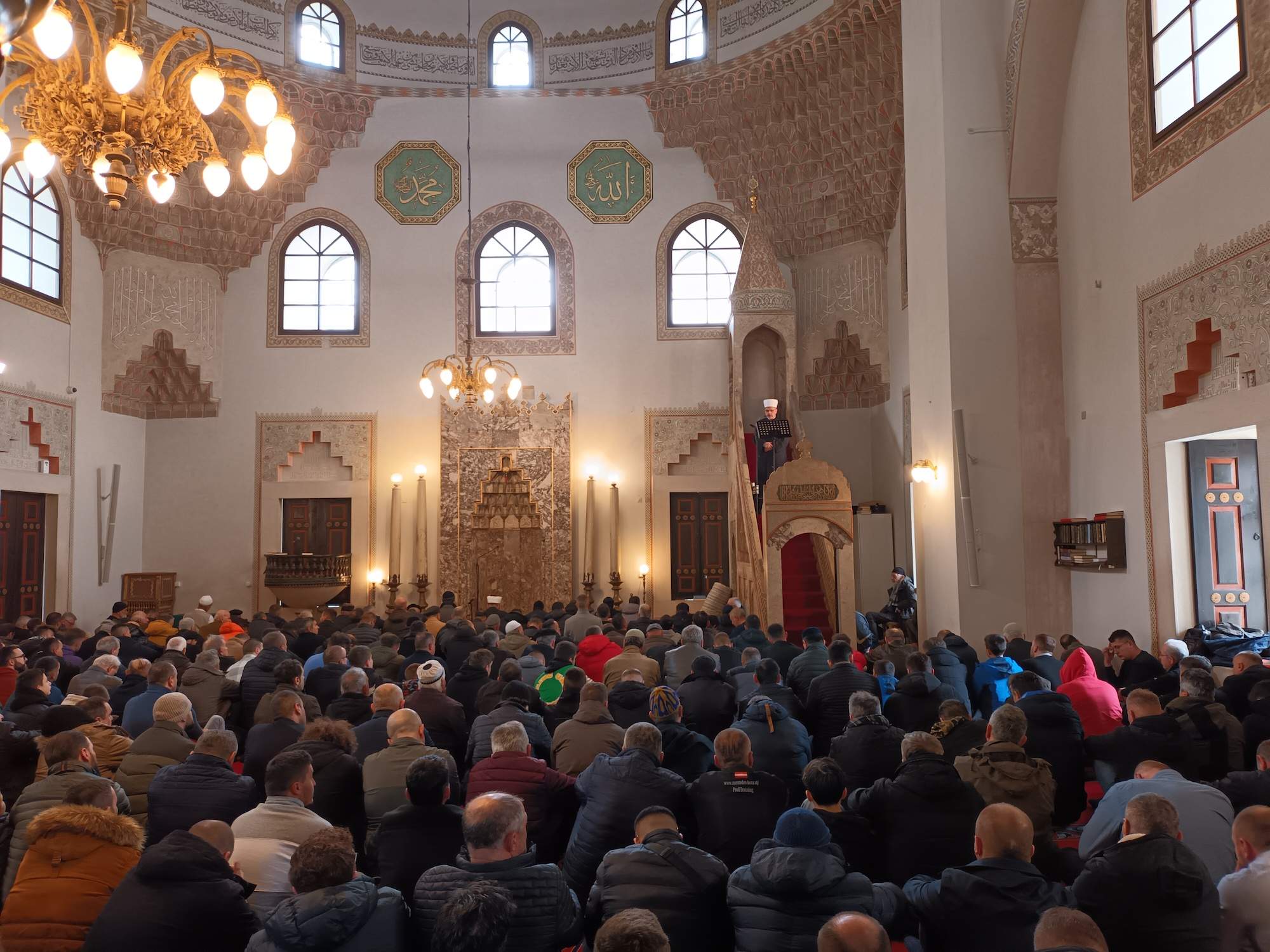 Hutba 4.jpg - Ljevaković: Oživljavanjem i reafirmiranjem Bejtul-mala Islamska zajednica odgovorila povijesnom zadatku